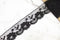 Black Floral Lace Trim Remnant 2-3/8 inches width x 4 yards